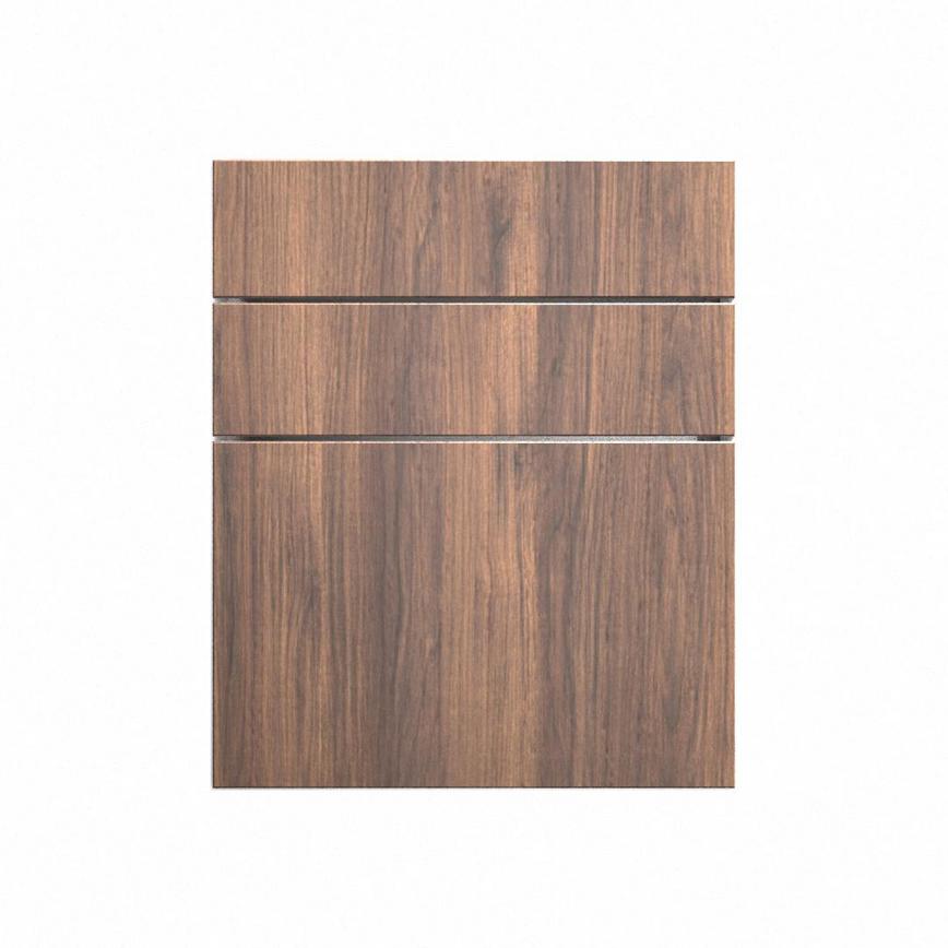 Hockley Textures Walnut 600 Hob / Pan Drawer Door