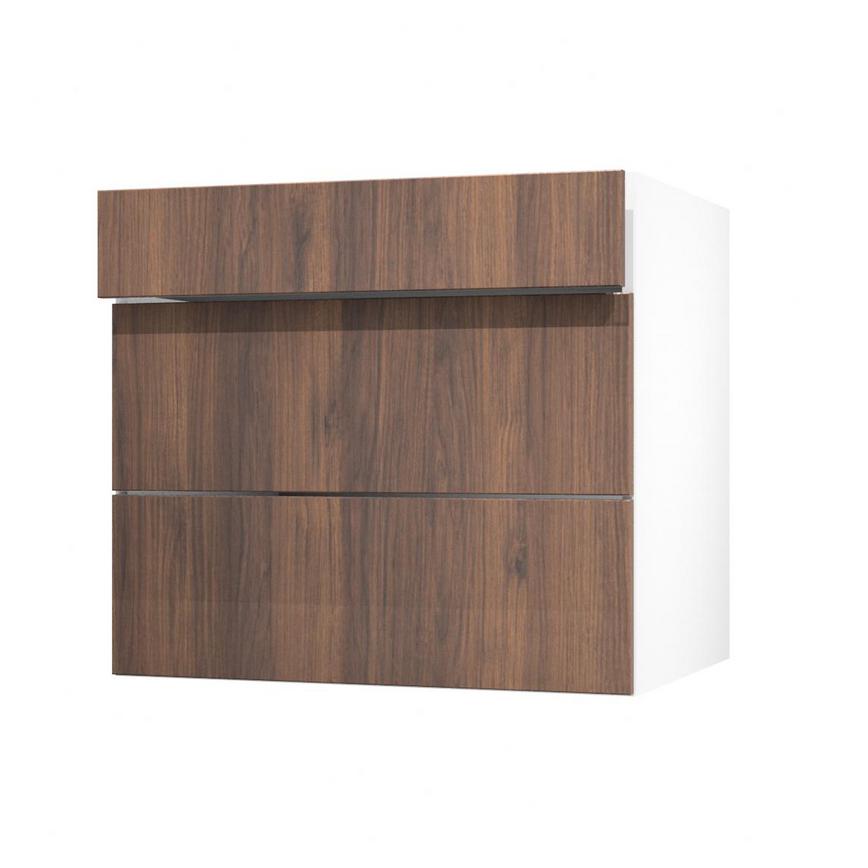 Hockley Walnut 800 Drawer Front Open