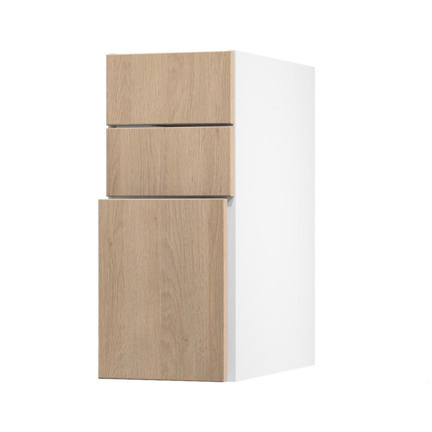 Hockley Textures Oak 300 Pan Drawer Open