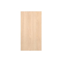 Hockley Textured Oak 750mm x 1400mm Tall Larder Door Shown from the Front as a Single Door