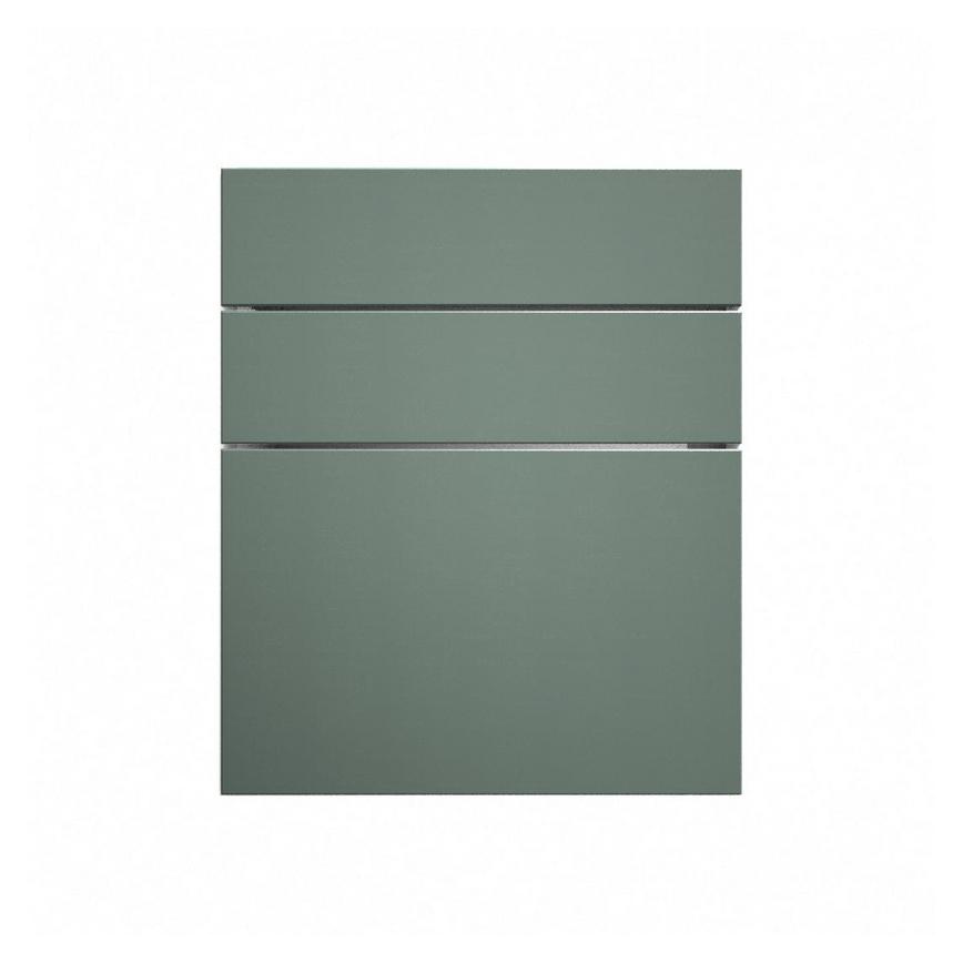 Hockley Super Matt Fir Green 600 Hob / Pan Drawer Door