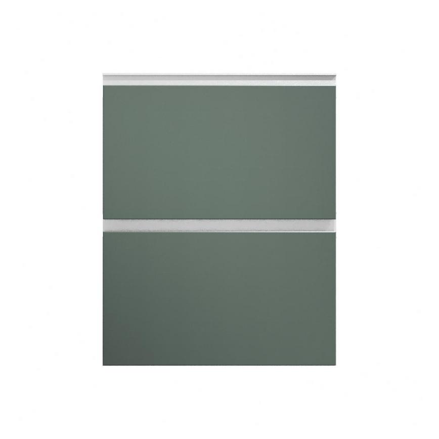 Hockley Super Matt Fir Green 600 Pan Drawer Door 342mm