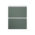 Hockley Super Matt Fir Green 600 Pan Drawer Door 342mm