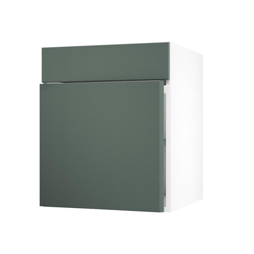 Hockley Super Matt Fir Green 600 Standard Door Open