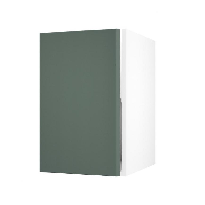 Hockley Super Matt Fir Green 450 Full Height Door Open