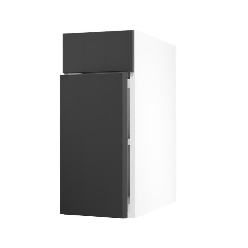 Hockley Super Matt Black 300 Standard Door Open