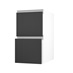 Hockley Super Matt Black 400 Pan Drawer Door Open 342mm
