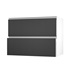 Hockley Super Matt Black 1000 Pan Drawer Door Open 342mm