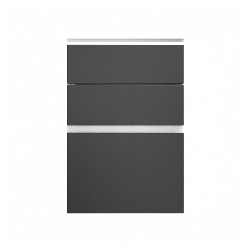 Hockley Super Matt Black 500 Pan Drawer Door 170mm