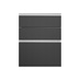 Hockley Super Matt Black 600 Pan Drawer Door 170mm