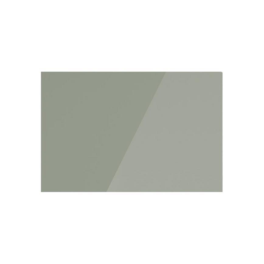 Hockley Mirror Gloss Reed Green 600mm x 394mm Pan Drawer Shown Closed from the Front as Part of a Drawer Unit