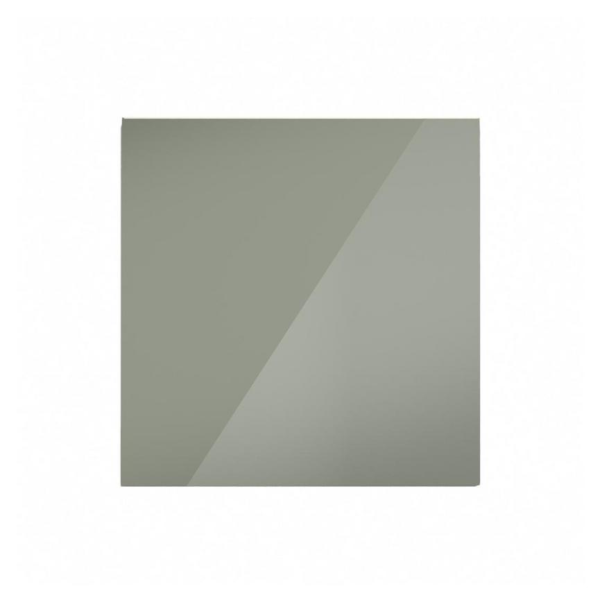 Hockley Mirror Gloss Reed Green 350mm x 360mm Bridging Unit Door Shown Closed from the Front