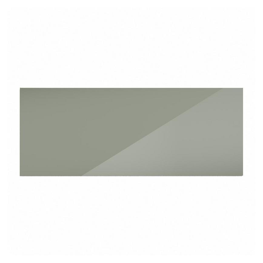 Hockley Mirror Gloss Reed Green 900mm x 360mm Bridging Unit Door Shown Closed from the Front