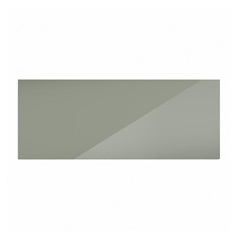 Hockley Mirror Gloss Reed Green 900mm x 360mm Bridging Unit Door Shown Closed from the Front