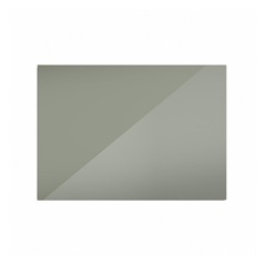 Hockley Mirror Gloss Reed Green 500mm x 360mm Bridging Unit Door Shown Closed from the Front