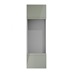 Hockley Mirror Gloss Reed Green 67mm x 600mm Filler Panel Shown from the Front as Part of an Appliance Tower Unit