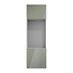 Hockley Mirror Gloss Reed Green 600mm x 622mm Appliance Door Shown from the Front as Part of a Appliance Tower Unit
