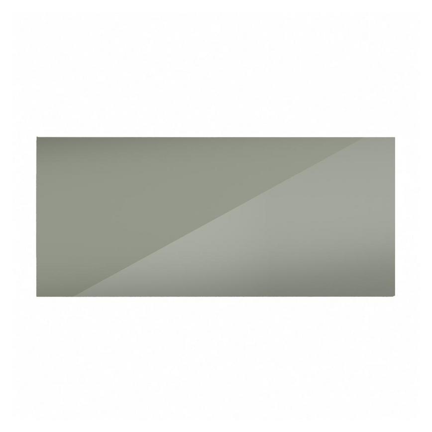 Hockley Mirror Gloss Reed Green 800mm x 360mm Half Height Door Shown Closed from the Front as a Single Door