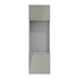 Hockley Mirror Gloss Reed Green 45mm x 600mm Filler Panel shown from the Front as Part of an Appliance Tower Unit
