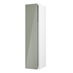 Hockley Mirror Gloss Reed Green 200mm x 900mm Tall Door Shown Open at an Angle