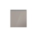 Hockley Mirror Gloss Sand Grey 350mm x 342mm Pan Drawer Front Shown Closed from the Front as Part of a Full Drawer Unit