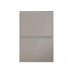 Hockley Mirror Gloss Sand Grey 500mm x 342mm Pan Drawer Front Shown Closed as Part of a Full Drawer Unit