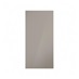 Hockley Mirror Gloss Sand Grey 350mm x 720mm Full Height Door Shown Closed from the Front