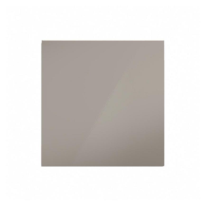 Hockley Mirror Gloss Sand Grey 350mm x 360mm Bridging Unit Door Shown Closed from the Front