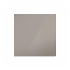 Hockley Mirror Gloss Sand Grey 350mm x 360mm Bridging Unit Door Shown Closed from the Front