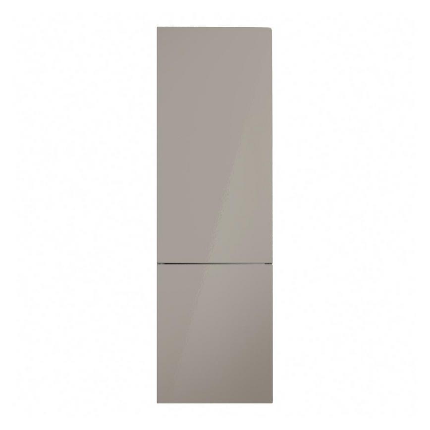 Hockley Mirror Gloss Sand Grey 600mm x 1220mm Appliance Door Shown Closed from the Front as Part of an Appliance Unit
