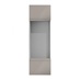 Hockley Mirror Gloss Sand Grey 67mm x 600mm Filler Panel Shown from the Front as Part of an Appliance Tower Unit