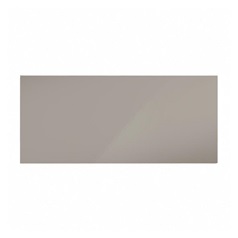 Hockley Mirror Gloss Sand Grey 800mm x 360mm Half Height Door Shown Closed from the Front as a Single Door