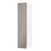 Hockley Mirror Gloss Sand Grey 200mm x 900mm Tall Door Shown Open at an Angle