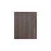 Hockley Textured Dark Oak 600mm x 733mm Appliance Door Shown Closed from the Front as Part of an Appliance Tower Unit