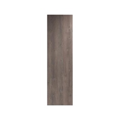 Hockley Textured Dark Oak 400mm x 1400mm Tall Larder Door Shown Closed from the Front as part of a Full Larder Unit