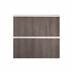 Hockley Textured Dark Oak 800mm x 342mm Pan Drawer Front Shown Closed from the Front as Part of a Full Drawer Unit