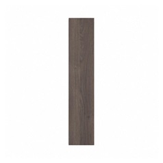 Hockley Textured Dark Oak 150mm x 720mm Full Height Door Shown Closed from the Front