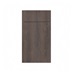 Hockley Textured Dark Oak 400mm x 557mm Door Front Shown Closed from the Front as Part of a Door and Drawer Unit