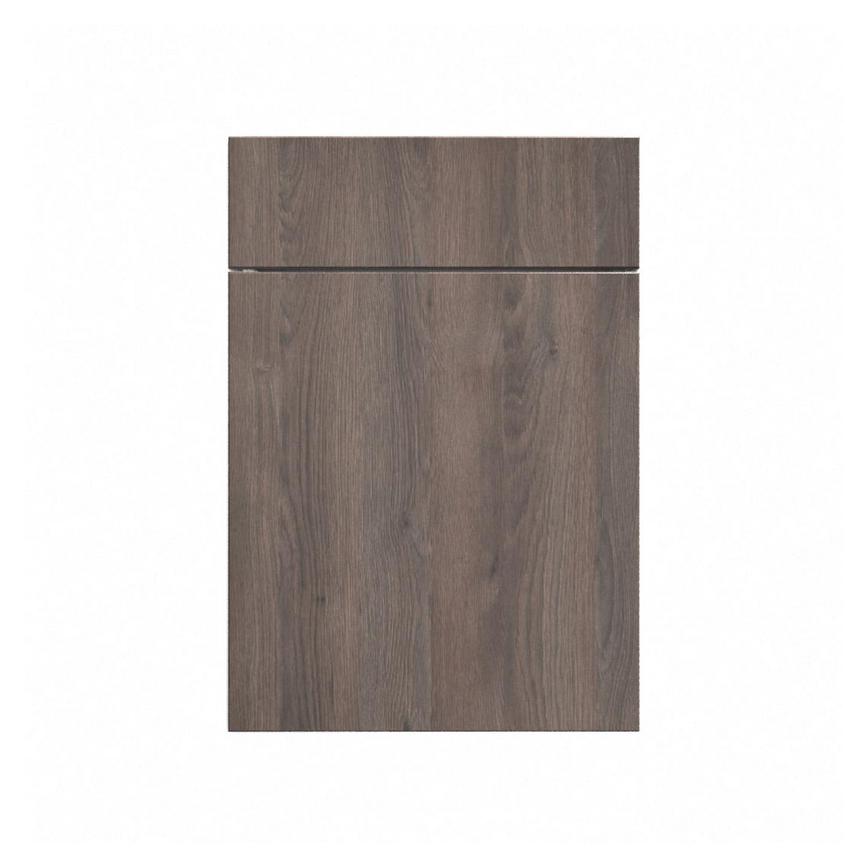 Hockley Textured Dark Oak 500mm x 557mm Door Front Shown Closed from the Front as Part of a Door and Drawer Unit