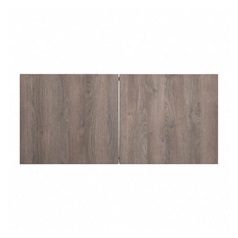 Hockley Textured Dark Oak 500mm x 460mm Tall Bridging Unit Shown Closed from the Front as a Pair of Doors