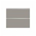 Hockley Super Matt Sand Grey 342mm x 900mm Pan Kitchen Drawer CAD Front