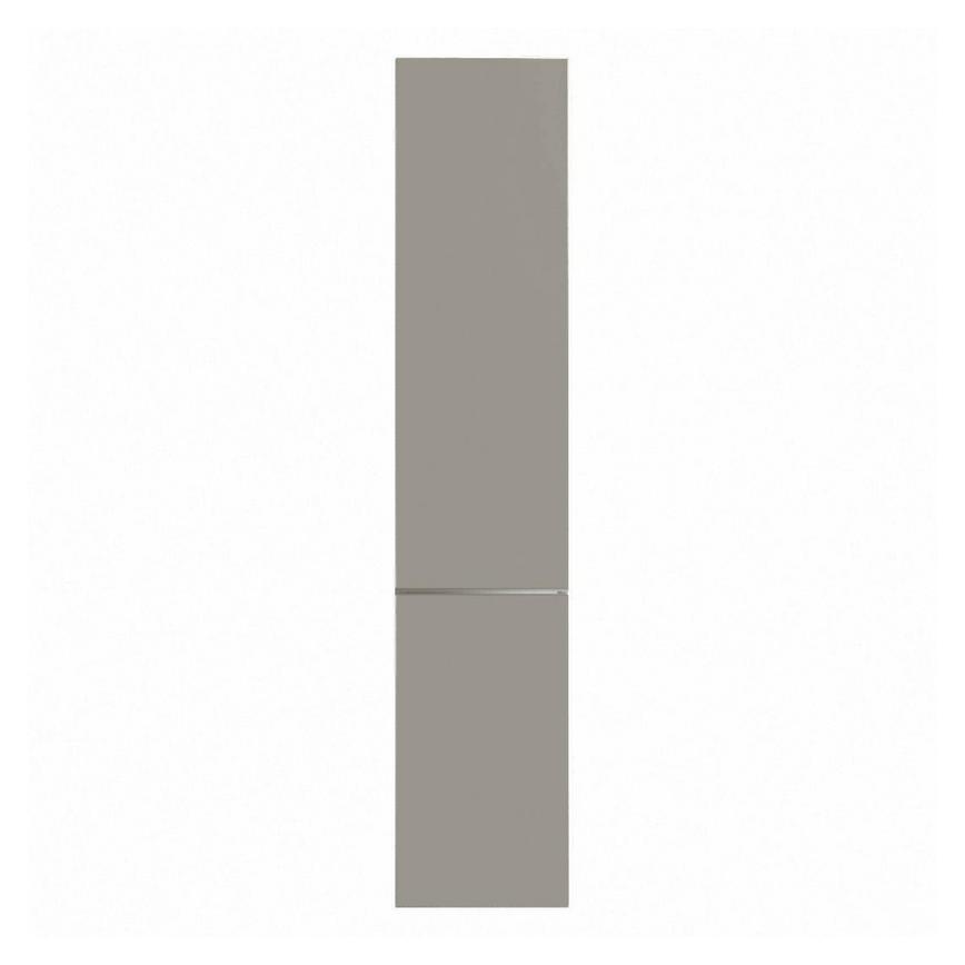 Hockley Super Matt Sand Grey 1220mm x 400mm Full Height Larder Kitchen Door CAD Front