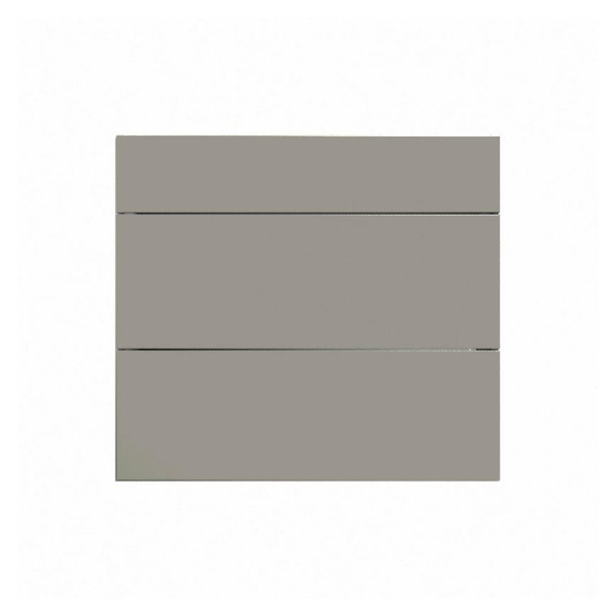 Hockley Super Matt Sand Grey 170mm x 800mm Kitchen Drawer CAD Front