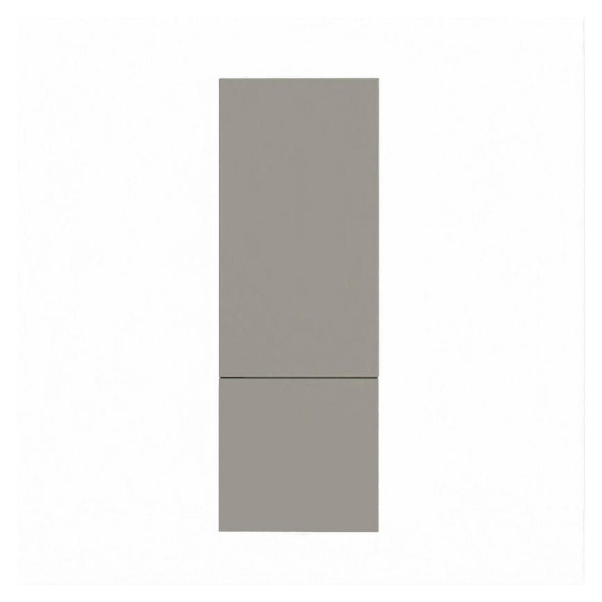 Hockley Super Matt Sand Grey 1400mm x 750mm Tall Appliance Tower Kitchen Door CAD Front