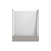 Super Matt Sand Grey 115mm x 600mm x 18mm Filler Panel CAD Front