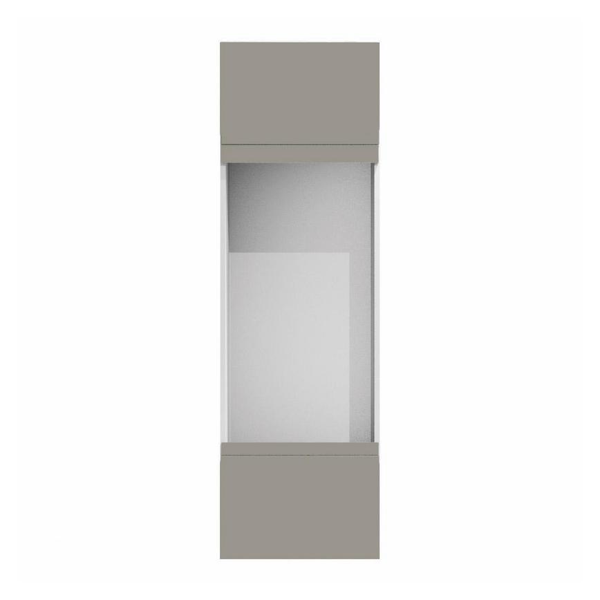 Hockley Super Matt Sand Grey 437mm x 600mm Appliance Tower Kitchen Door CAD Front