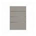 Hockley Super Matt Sand Grey 227mm x 500mm Deep Kitchen Drawer CAD Front