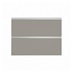 Hockley Super Matt Sand Grey 342mm x 1000mm Pan Kitchen Drawer CAD Front