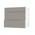 Hockley Super Matt Sand Grey 275mm x 800mm Pan Kitchen Drawer Angle Open