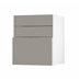 Hockley Super Matt Sand Grey 394mm x 600mm Hob or Pan Kitchen Door or Drawer Angle Open